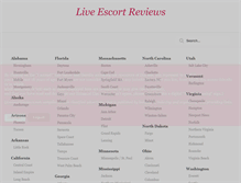 Tablet Screenshot of liveescortreviews.com